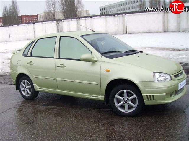 349 р. Комплект молдингов (4 шт.) Камея на двери  Лада Калина ( 1118,  1117,  1119) - Калина Спорт  1119 (Неокрашенные)  с доставкой в г. Майкоп