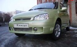 7 799 р. Передний бампер Камея Лада Калина 1117 универсал (2004-2013) (Без сетки, Неокрашенный)  с доставкой в г. Майкоп. Увеличить фотографию 3