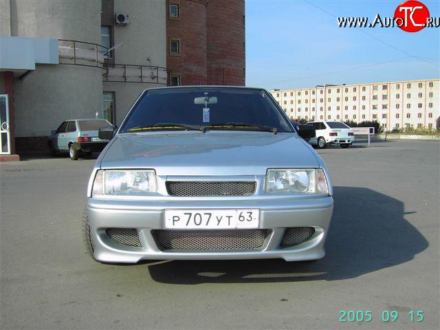 4 099 р. Передний бампер Снайпер Лада 21099 (1990-2004) (Неокрашенный)  с доставкой в г. Майкоп