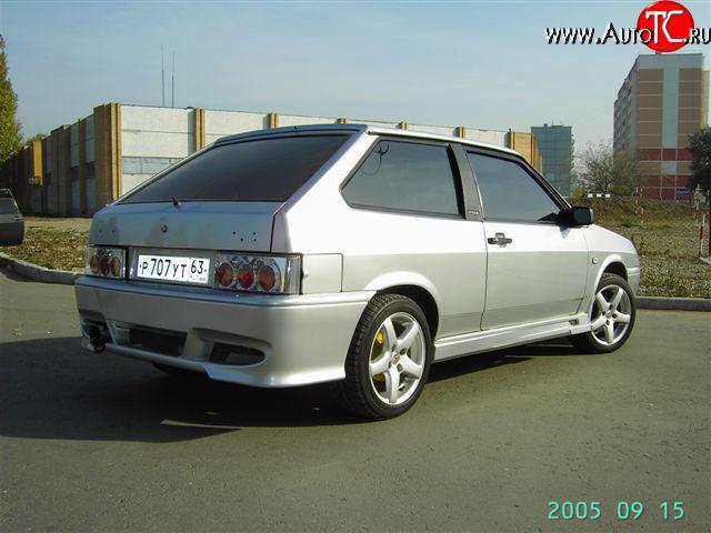 4 099 р. Задний бампер Снайпер Лада 2113 (2004-2013) (Неокрашенный)  с доставкой в г. Майкоп