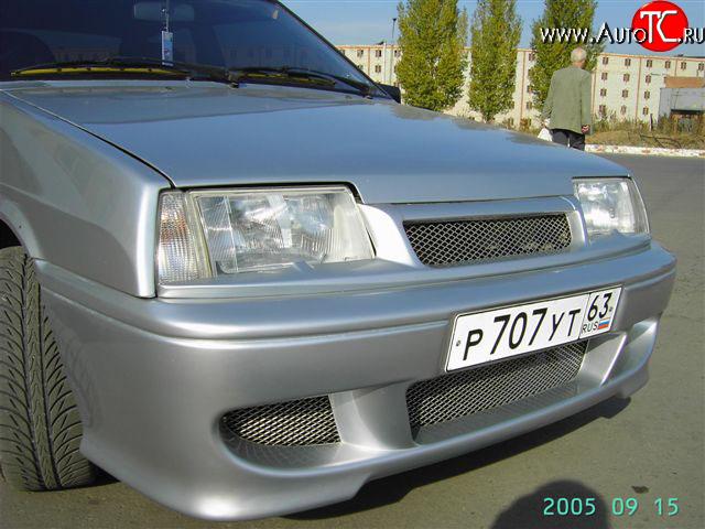 979 р. Радиаторная решётка Снайпер Лада 21099 (1990-2004) (Неокрашенная)  с доставкой в г. Майкоп