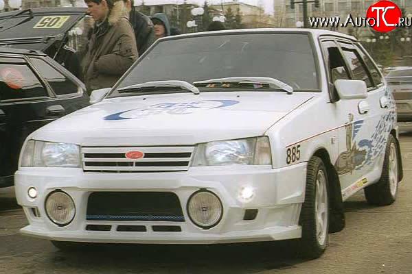 7 799 р. Передний бампер Рузанов Лада 21099 (1990-2004) (Без сетки, Неокрашенный)  с доставкой в г. Майкоп