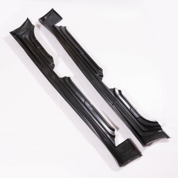 1 199 р. Комплект порогов Autodemic  ИжАвто Ода  2126 (1991-2005) (Текстурная поверхность)  с доставкой в г. Майкоп. Увеличить фотографию 2