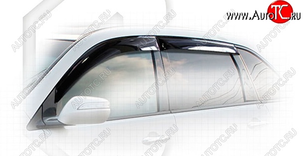 2 159 р. Дефлектора окон CA-Plastiс Acura MDX YD2 дорестайлинг (2006-2009) (Classic полупрозрачный, Без хром.молдинга)  с доставкой в г. Майкоп