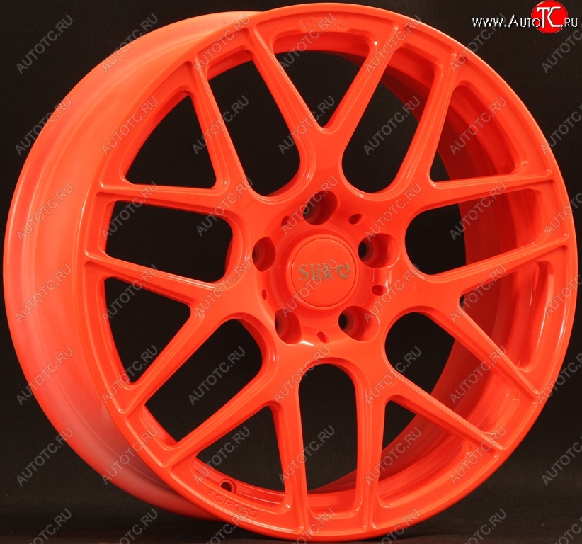 25 999 р. Кованый диск Slik premium R17x7.5 RAL 3026 ярко алый (3026) 7.5x17   (Цвет: 3026)  с доставкой в г. Майкоп