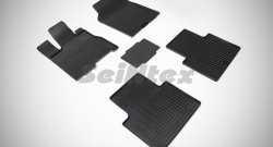 Износостойкие коврики в салон с рисунком Сетка SeiNtex Premium 4 шт. (резина) Acura RDX  TB3, TB4 (2012-2018) дорестайлинг, рестайлинг