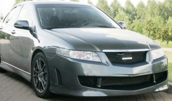 8 399 р. Бампер передний Mugen Style Honda Accord 7 CL седан дорестайлинг (2002-2005) (Неокрашенный)  с доставкой в г. Майкоп. Увеличить фотографию 2