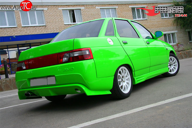 7 699 р. Задний бампер AVR-Аврора  Лада 2110 (1995-2007) седан (Неокрашенный)  с доставкой в г. Майкоп