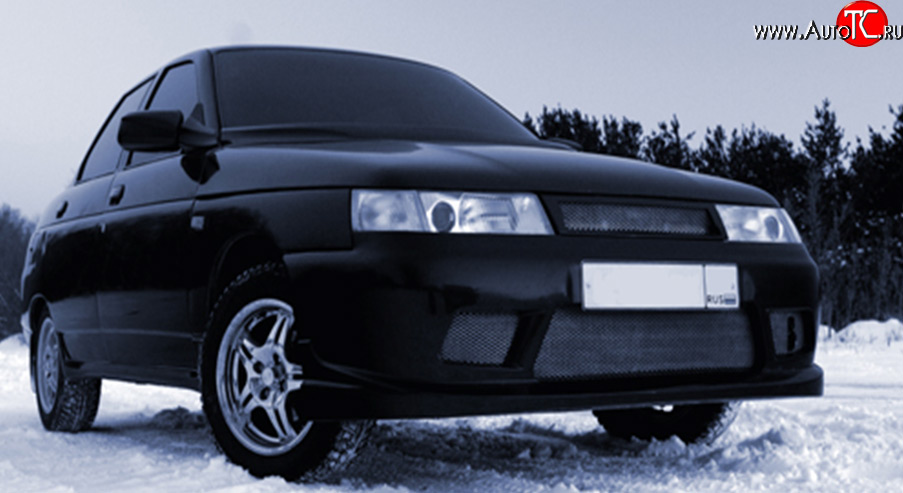 4 189 р. Передний бампер Снайпер Лада 2112 хэтчбек (1999-2008) (Неокрашенный)  с доставкой в г. Майкоп
