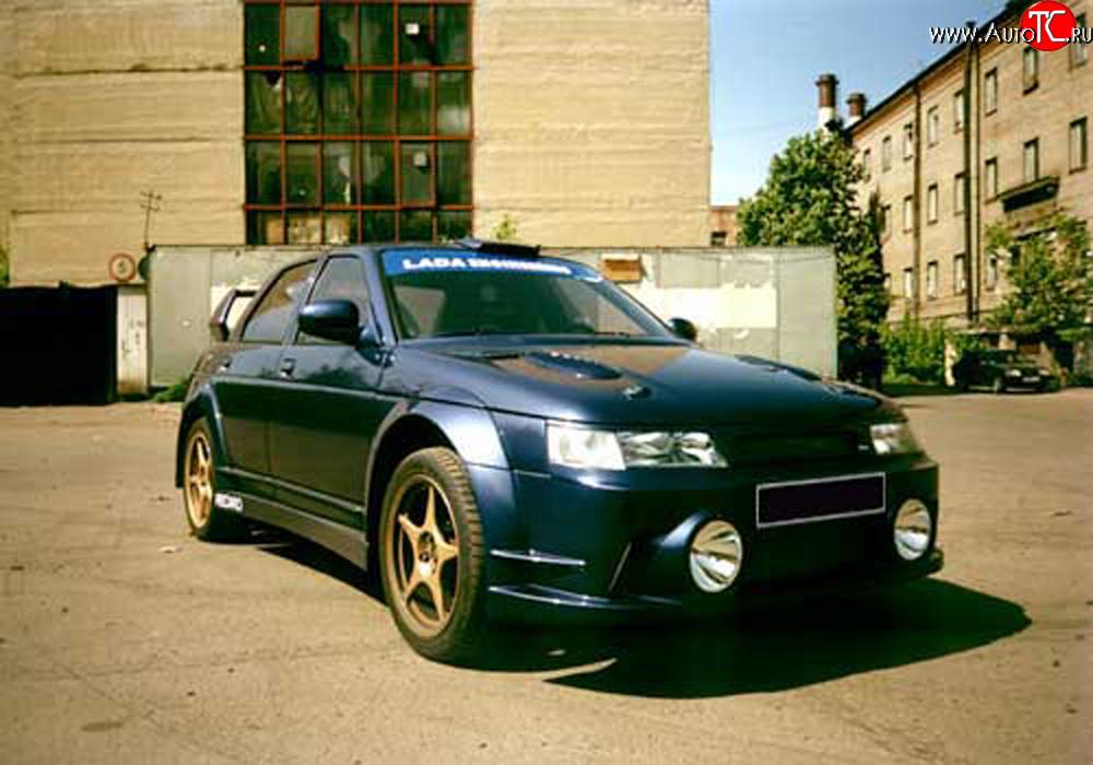 8 649 р. Накладки дверей нижние WRC EVO Лада 2112 хэтчбек (1999-2008) (Неокрашенные)  с доставкой в г. Майкоп