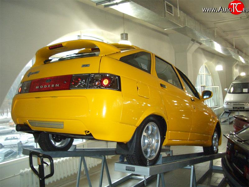 7 699 р. Задний бампер СТ-4 Лада 2112 купе (2002-2009) (Неокрашенный)  с доставкой в г. Майкоп