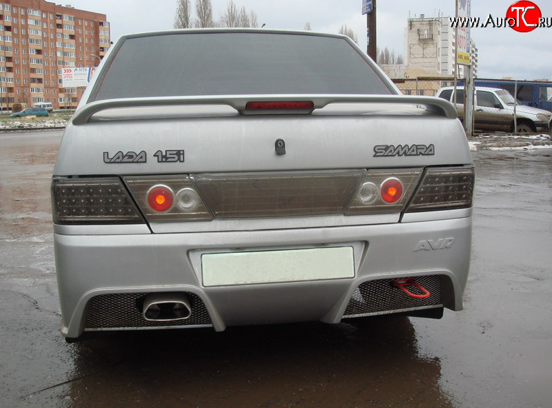 7 699 р. Задний бампер AVR-CUP Лада 2115 (1997-2012) (Неокрашенный)  с доставкой в г. Майкоп