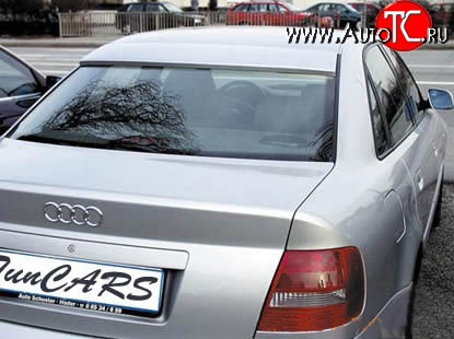 2 749 р. Козырёк RS на заднее лобовое стекло автомобиля Audi A4 B5 8D2 седан дорестайлинг (1994-1997) (Неокрашенный)  с доставкой в г. Майкоп