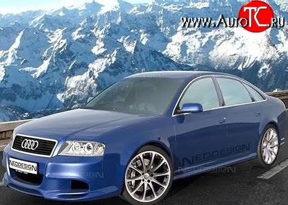 12 599 р. Передний бампер Magnus Style Audi A6 C5 дорестайлинг, седан (1997-2001) (Неокрашенный)  с доставкой в г. Майкоп
