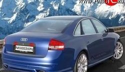 8 949 р. Пороги накладки Magnus Style Audi A6 C5 дорестайлинг, седан (1997-2001) (Неокрашенные)  с доставкой в г. Майкоп. Увеличить фотографию 2