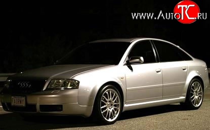 4 749 р. Пороги накладки Vortex Audi A6 C5 дорестайлинг, седан (1997-2001) (Неокрашенные)  с доставкой в г. Майкоп