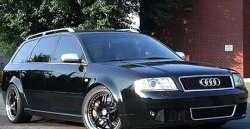 4 749 р. Пороги накладки Vortex Audi A6 C5 дорестайлинг, седан (1997-2001) (Неокрашенные)  с доставкой в г. Майкоп. Увеличить фотографию 2
