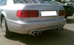 4 399 р. Накладка заднего бампера Kamei Audi A8 D2 дорестайлинг (1994-1999)  с доставкой в г. Майкоп. Увеличить фотографию 2