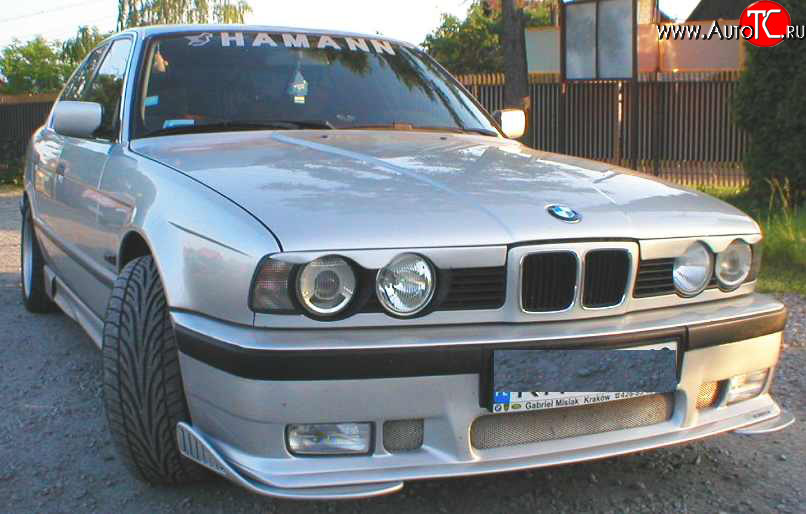 5 399 р. Накладка переднего бампера Classic BMW 5 серия E34 универсал (1988-1996)  с доставкой в г. Майкоп