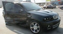 21 499 р. Передний бампер Тарантул BMW X5 E53 дорестайлинг (1999-2003) (Неокрашенный)  с доставкой в г. Майкоп. Увеличить фотографию 3