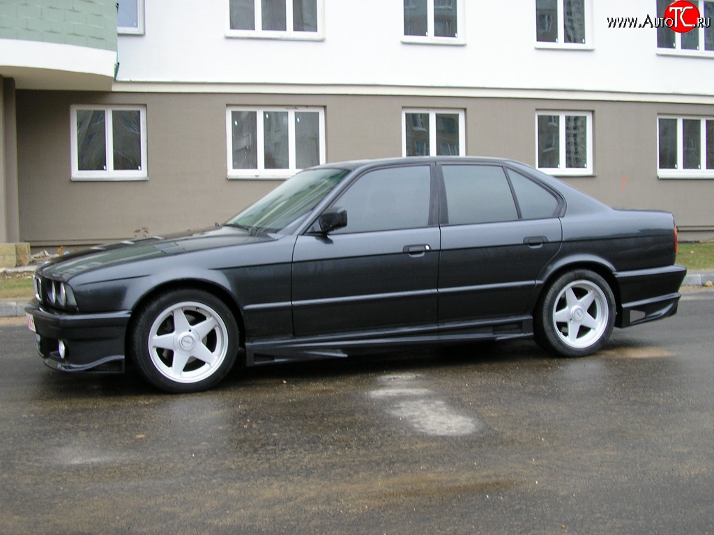 4 499 р. Пороги накладки Devil BMW 5 серия E34 седан дорестайлинг (1988-1994)  с доставкой в г. Майкоп