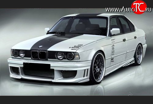 8 899 р. Передний бампер Turbo BMW 5 серия E34 седан дорестайлинг (1988-1994)  с доставкой в г. Майкоп