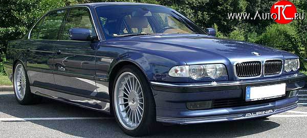 4 399 р. Накладка Alpine на передний бампер BMW 7 серия E38 дорестайлинг, седан (1994-1998)  с доставкой в г. Майкоп
