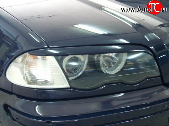 799 р. Реснички Grand BMW 3 серия E46 седан дорестайлинг (1998-2001) (Неокрашенные)  с доставкой в г. Майкоп