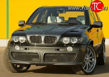19 649 р. Передний бампер HARGE BMW X5 E53 дорестайлинг (1999-2003) (Неокрашенный)  с доставкой в г. Майкоп
