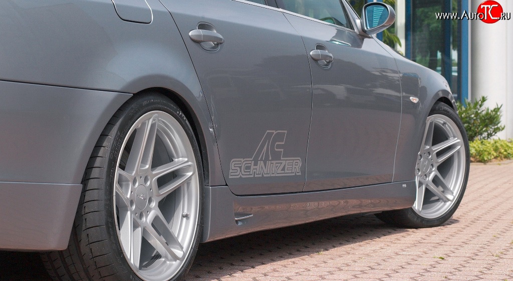 2 549 р. Пороги накладки AC-schnitzer BMW 5 серия E60 седан дорестайлинг (2003-2007) (Неокрашенные)  с доставкой в г. Майкоп