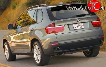 5 949 р. Задний бампер Standart BMW X5 E70 дорестайлинг (2006-2010) (Неокрашенный)  с доставкой в г. Майкоп