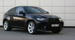 4 749 р. Накладки Global-Tuning на передний бампер автомобиля  BMW X6  E71 (2008-2014) дорестайлинг, рестайлинг (Неокрашенная)  с доставкой в г. Майкоп. Увеличить фотографию 2