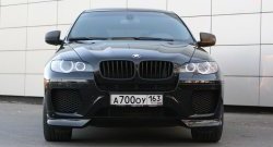 4 749 р. Накладки Global-Tuning на передний бампер автомобиля  BMW X6  E71 (2008-2014) дорестайлинг, рестайлинг (Неокрашенная)  с доставкой в г. Майкоп. Увеличить фотографию 3