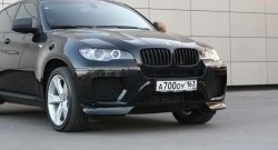 4 749 р. Накладки Global-Tuning на передний бампер автомобиля  BMW X6  E71 (2008-2014) дорестайлинг, рестайлинг (Неокрашенная)  с доставкой в г. Майкоп. Увеличить фотографию 5
