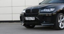 4 749 р. Накладки Global-Tuning на передний бампер автомобиля  BMW X6  E71 (2008-2014) дорестайлинг, рестайлинг (Неокрашенная)  с доставкой в г. Майкоп. Увеличить фотографию 9