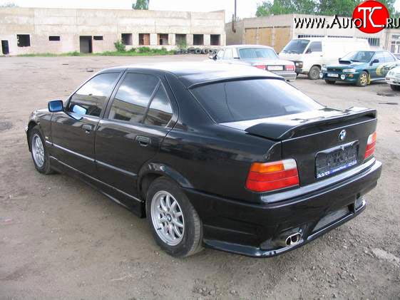7 999 р. Задний бампер RIEGER-CONCEPT BMW 3 серия E36 седан (1990-2000)  с доставкой в г. Майкоп