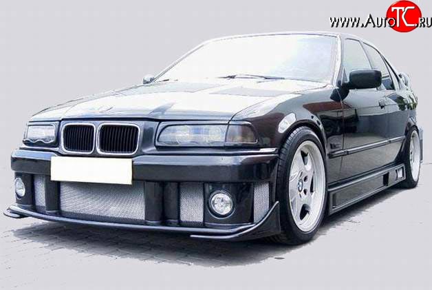 7 299 р. передний бампер CarZone-CONCEPT BMW 3 серия E36 седан (1990-2000)  с доставкой в г. Майкоп