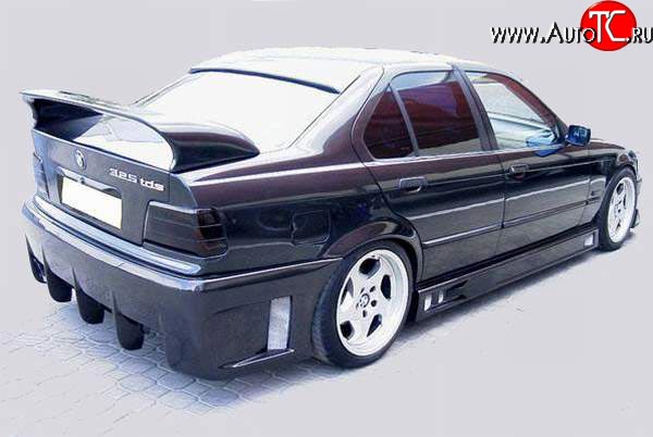 4 499 р. Пороги накладки CarZone-CONCEPT BMW 3 серия E36 седан (1990-2000)  с доставкой в г. Майкоп