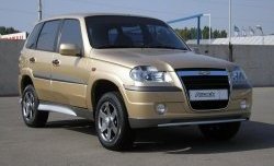 4 799 р. Передний бампер Атака Chevrolet Niva 2123 дорестайлинг (2002-2008) (Неокрашенный)  с доставкой в г. Майкоп. Увеличить фотографию 2