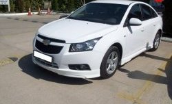 3 899 р. Пороги накладки Sport Style Chevrolet Cruze J305 хэтчбек дорестайлинг (2009-2012) (Неокрашенные)  с доставкой в г. Майкоп. Увеличить фотографию 3