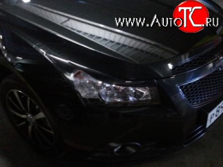 869 р. Реснички Style Chevrolet Cruze J305 хэтчбек дорестайлинг (2009-2012) (Неокрашенные)  с доставкой в г. Майкоп