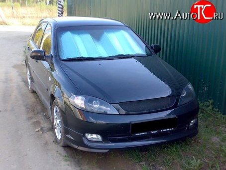 3 749 р. Накладка WTCC на передний бампер Chevrolet Lacetti хэтчбек (2002-2013) (Неокрашенная)  с доставкой в г. Майкоп