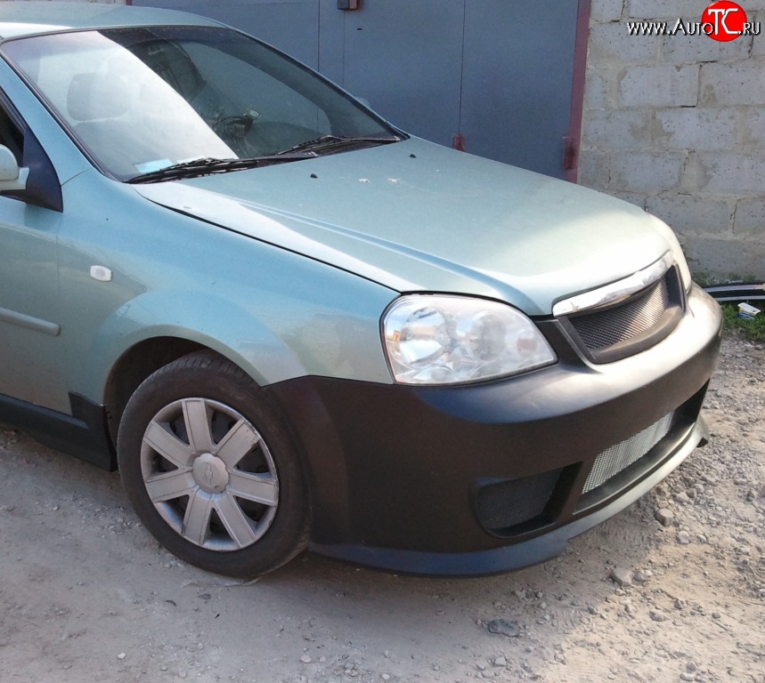 5 999 р. Передний бампер KATO Chevrolet Lacetti седан (2002-2013) (Неокрашенный)  с доставкой в г. Майкоп