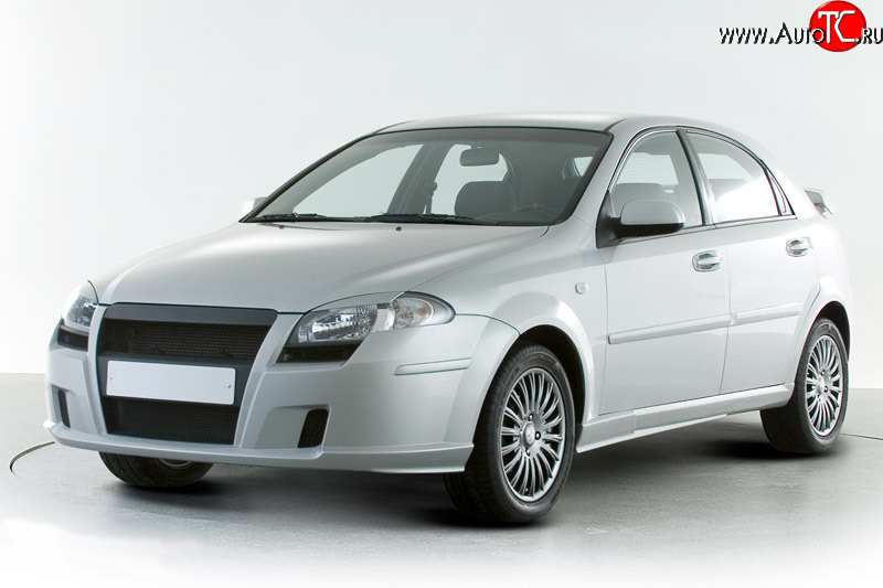 5 599 р. Передний бампер Sport Chevrolet Lacetti хэтчбек (2002-2013) (Неокрашенный)  с доставкой в г. Майкоп