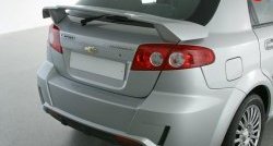5 599 р. Задний бампер Sport на Chevrolet Lacetti хэтчбек (2002-2013) (Неокрашенный)  с доставкой в г. Майкоп. Увеличить фотографию 2