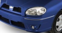 899 р. Решётка радиатора Style Daewoo Sense Т100 седан (1997-2008) (Неокрашенная)  с доставкой в г. Майкоп. Увеличить фотографию 2