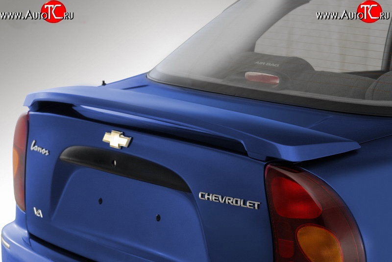 2 299 р. Спойлер Style Daewoo Lanos T150 рестайлинг, седан (2000-2009) (Неокрашенный)  с доставкой в г. Майкоп