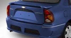 4 699 р. Задний бампер Style Daewoo Sense Т100 седан (1997-2008) (Неокрашенный)  с доставкой в г. Майкоп. Увеличить фотографию 3