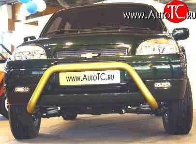 6 999 р. Передний бампер Апал Chevrolet Niva 2123 дорестайлинг (2002-2008) (Неокрашенный)  с доставкой в г. Майкоп
