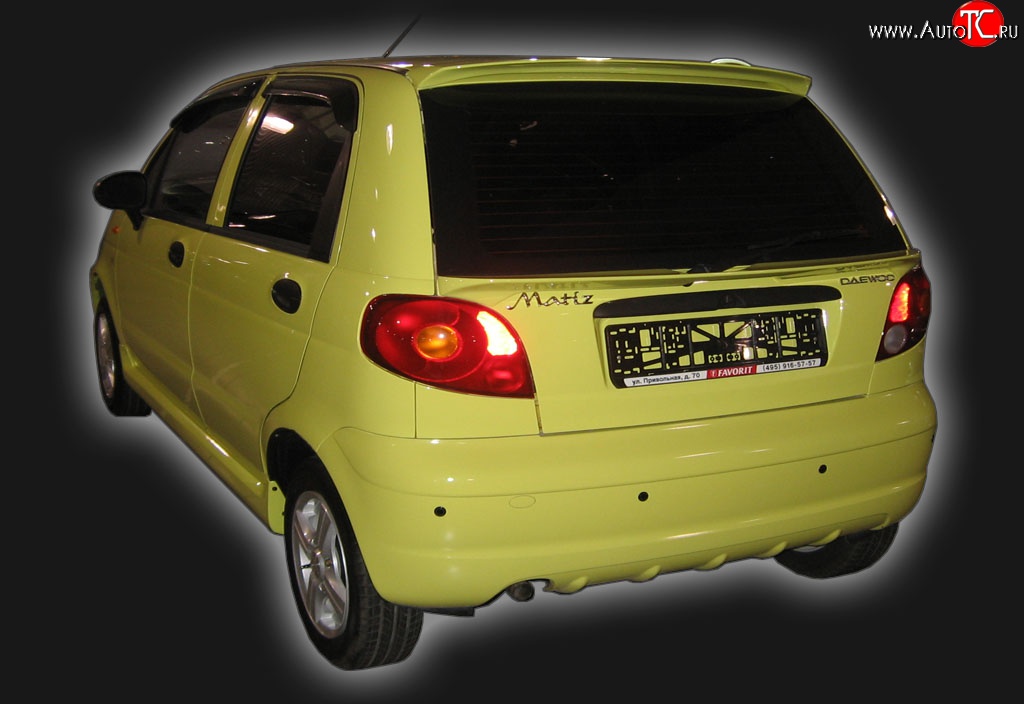 4 599 р. Нижний спойлер GT Dynamics Daewoo Matiz M100 дорестайлинг (1998-2000) (Неокрашенный)  с доставкой в г. Майкоп